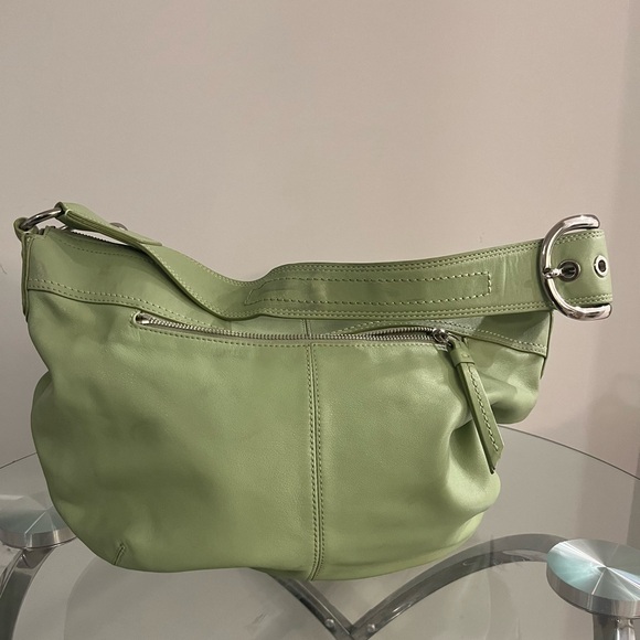 Coach green leather Hobo bag - Picture 3 of 10